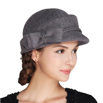 Chapeau fedora vintage - Bordeau - M (56 - 58cm) | La boutique du chapeau
