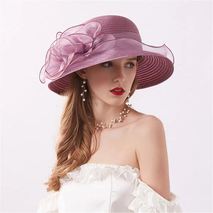 Chapeau femme audacieux - Violet - M (56 - 58cm) | La boutique du chapeau