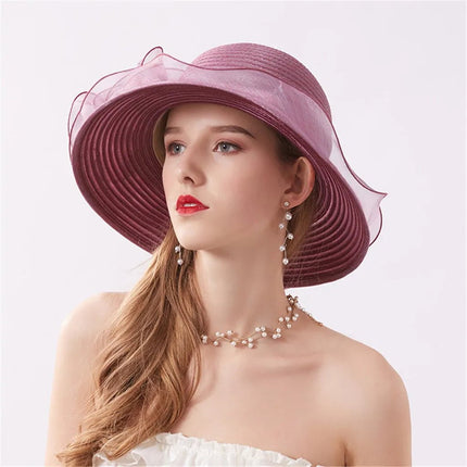 Chapeau femme audacieux - Violet - M (56 - 58cm) | La boutique du chapeau