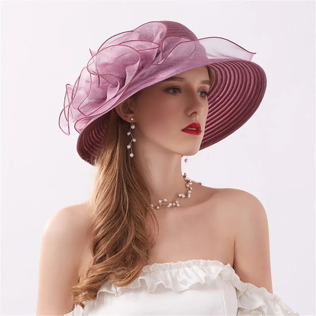 Chapeau femme audacieux - Violet - M (56 - 58cm) | La boutique du chapeau