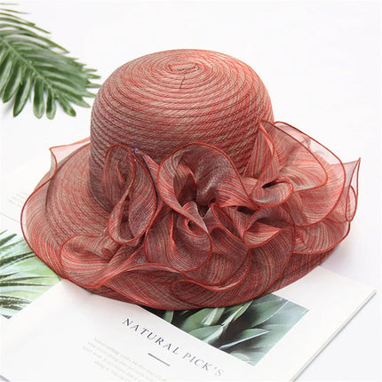 Chapeau femme audacieux - Rouge - M (56 - 58cm) | La boutique du chapeau