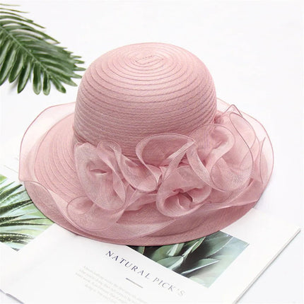 Chapeau femme audacieux - Rose - M (56 - 58cm) | La boutique du chapeau