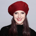 Chapeau-femme béret Rouge Béret pour femme