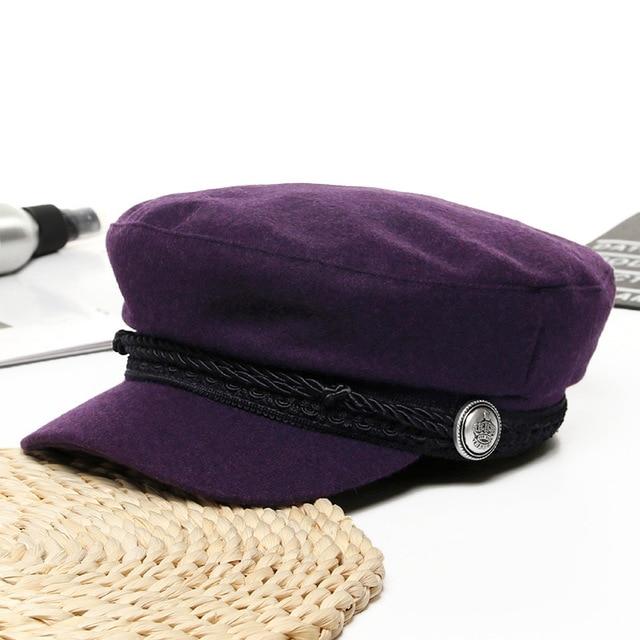 Chapeau-femme casquette Casquette en laine