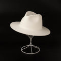Chapeau-femme chapeau d'été 2 / 57cm chapeau panama blanc fin léger fait à la main