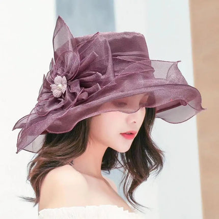 Chapeau femme charmant - Violet - B 1 - M (56 - 58cm) | La boutique du chapeau