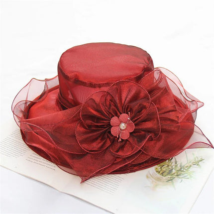 Chapeau femme chic - Bordeau - M (56 - 58cm) | La boutique du chapeau