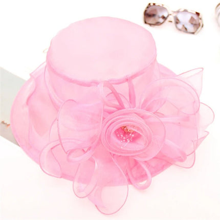 Chapeau femme chic - Rose/rouge - M (56 - 58cm) | La boutique du chapeau