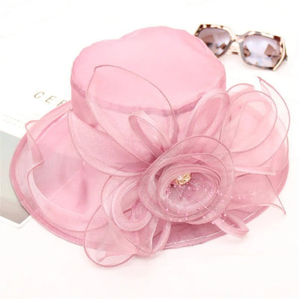 Chapeau femme chic - Rose 3 - M (56 - 58cm) | La boutique du chapeau
