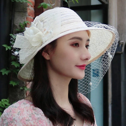 Chapeau femme classique - Ivoire - M (56 - 58cm) | La boutique du chapeau