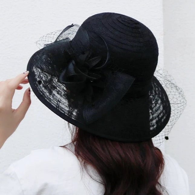 Chapeau femme classique - Noir - M (56 - 58cm) | La boutique du chapeau