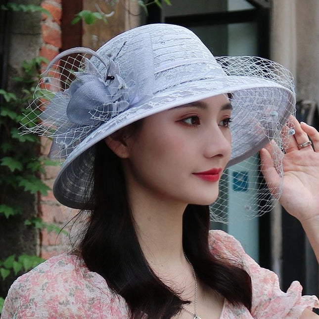 Chapeau femme classique - Gris - M (56 - 58cm) | La boutique du chapeau