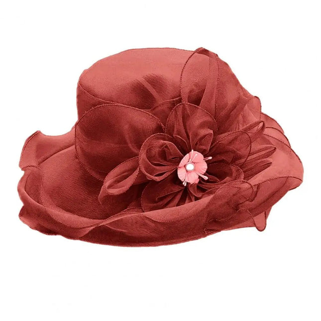 Chapeau femme discret - Bordeau - M (56 - 58cm) | La boutique du chapeau