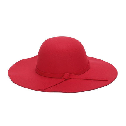 Chapeau femme en feutre - Rouge - M (56 - 58cm) | La boutique du chapeau