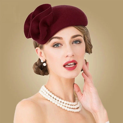 Chapeau femme en laine - Orange 2 - | La boutique du chapeau