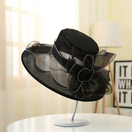 Chapeau femme glamour - Noir - M (56 - 58cm) | La boutique du chapeau
