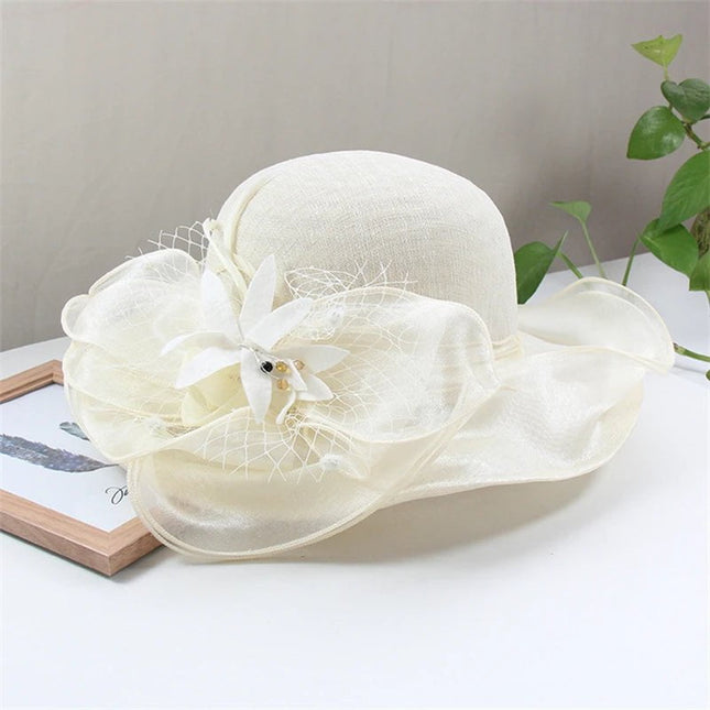 Chapeau femme intemporel - Blanc - M (56 - 58cm) | La boutique du chapeau