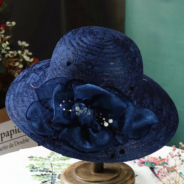 Chapeau femme moderne - Bleu - M (56 - 58cm) | La boutique du chapeau