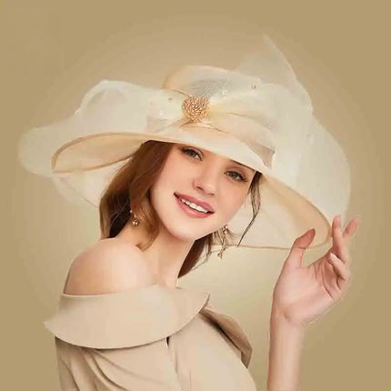 Chapeau femme raffiné - Rose - M (56 - 58cm) | La boutique du chapeau