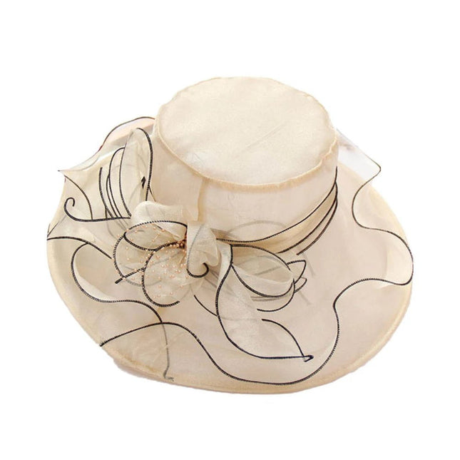 Chapeau femme romantique - Beige - M (56 - 58cm) | La boutique du chapeau