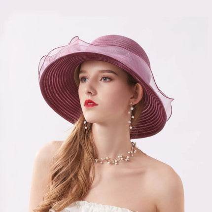 Chapeau femme sophistiqué - Violet - M (56 - 58cm) | La boutique du chapeau