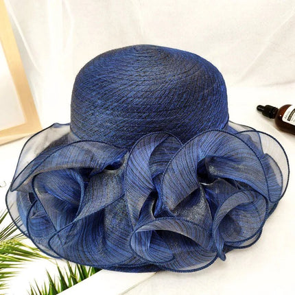 Chapeau femme sophistiqué - Bleu - M (56 - 58cm) | La boutique du chapeau