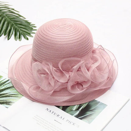 Chapeau femme sophistiqué - Rose - M (56 - 58cm) | La boutique du chapeau
