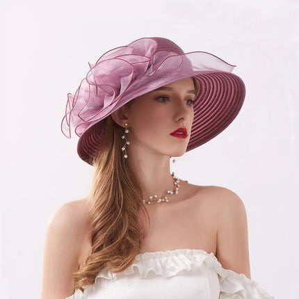 Chapeau femme sophistiqué - Bleu - M (56 - 58cm) | La boutique du chapeau