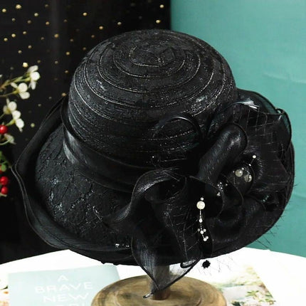 Chapeau femme stylé - Noir - M (56 - 58cm) | La boutique du chapeau