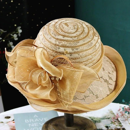 Chapeau femme stylé - Jaune - M (56 - 58cm) | La boutique du chapeau