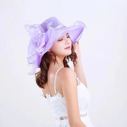 Chapeau femme tendance - Violet - M (56 - 58cm) | La boutique du chapeau