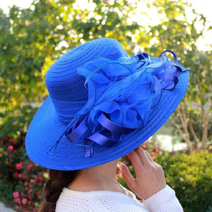 Chapeau Floral Derby - Noir - M (56 - 58cm) | La boutique du chapeau