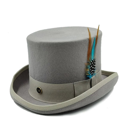 Chapeau haut de forme anglais - 7 - S (54 - 55cm) | La boutique du chapeau