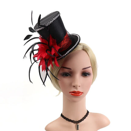 Chapeau haut de forme Bibi - Rouge - | La boutique du chapeau