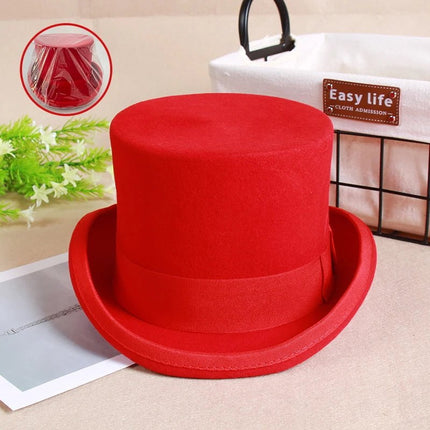 Chapeau haut de forme classique - Gris - S (54 - 55cm) | La boutique du chapeau