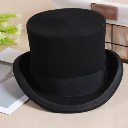 Chapeau haut de forme classique - Gris - S (54 - 55cm) | La boutique du chapeau