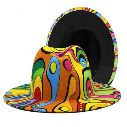 Chapeau haut de forme coloré - Jaune - M (56 - 58cm) | La boutique du chapeau