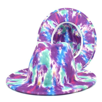 Chapeau haut de forme coloré - Violet - M (56 - 58cm) | La boutique du chapeau