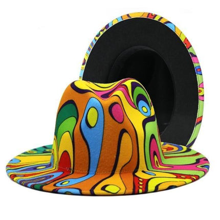 Chapeau haut de forme coloré - Jaune - M (56 - 58cm) | La boutique du chapeau
