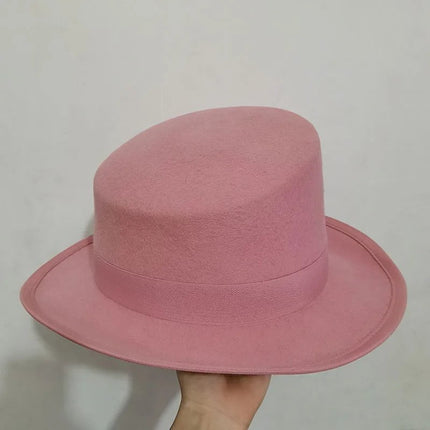 Chapeau haut de forme femme - Rose - M (56 - 58cm) | La boutique du chapeau