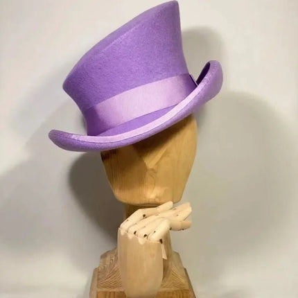 Chapeau haut de forme femme - Violet 2 - M (56 - 58cm) | La boutique du chapeau