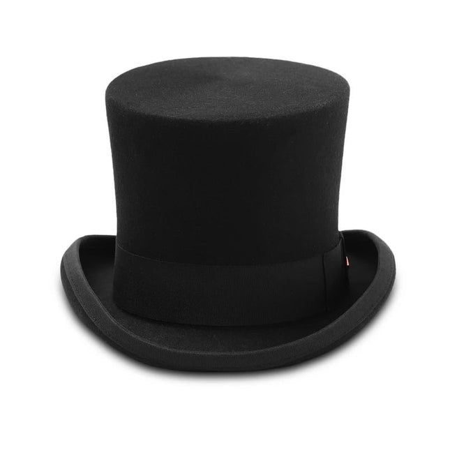 Chapeau haut de forme feutre - Noir - S (54 - 55cm) | La boutique du chapeau