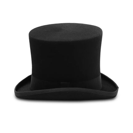 Chapeau haut de forme feutre - Noir - S (54 - 55cm) | La boutique du chapeau