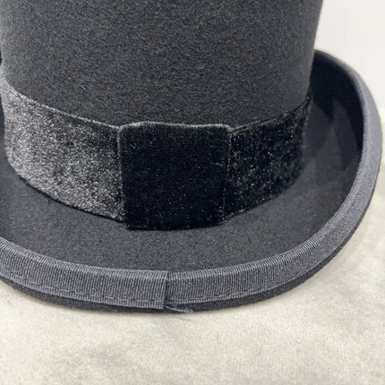 Chapeau haut de forme gentleman - Rouge 17CM - S (54 - 55cm) | La boutique du chapeau