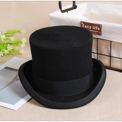 Chapeau haut de forme homme - 79 - S (54 - 55cm) | La boutique du chapeau