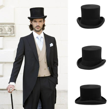 Chapeau haut de forme homme - 16 - S (54 - 55cm) | La boutique du chapeau