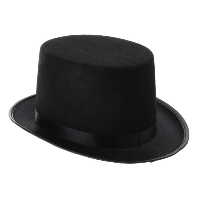 Chapeau haut de forme steampunk - Lunettes argent - Ajustable (du 54 au 59) | La boutique du chapeau