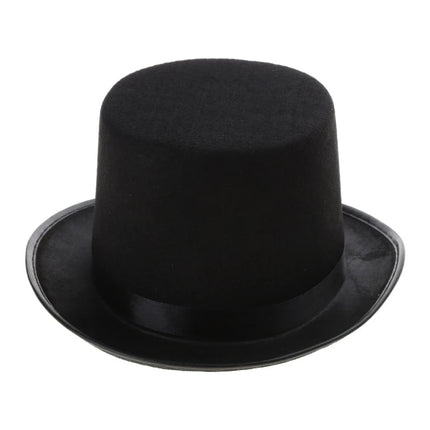 Chapeau haut de forme steampunk - Lunettes argent - Ajustable (du 54 au 59) | La boutique du chapeau