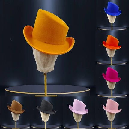 Chapeau haut de forme unisexe - 68 - M (56 - 58cm) | La boutique du chapeau