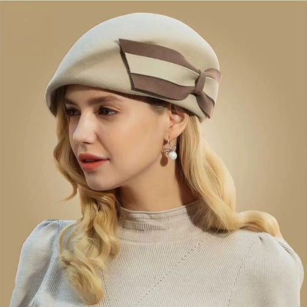 Chapeau hiver en feutre - Noir - M (56 - 58cm) | La boutique du chapeau